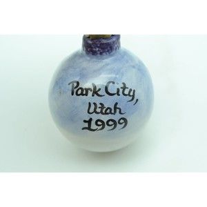 *Rare* Park City Utah Christmas Ornament, Vintage 1999, Utah Ornaments for Tree
